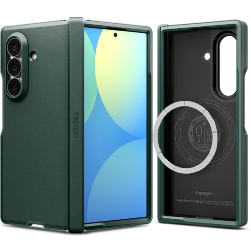Spigen Tough Armor Pro MagFit MagSafe Case for Samsung Galaxy Z Fold 8 Ultra - Dark Green
