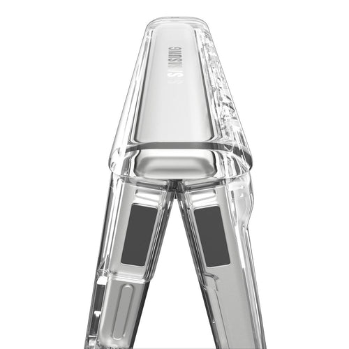 Spigen Ultra Hybrid Pro MagSafe Case for Samsung Galaxy Z Flip 8 - Clear and White