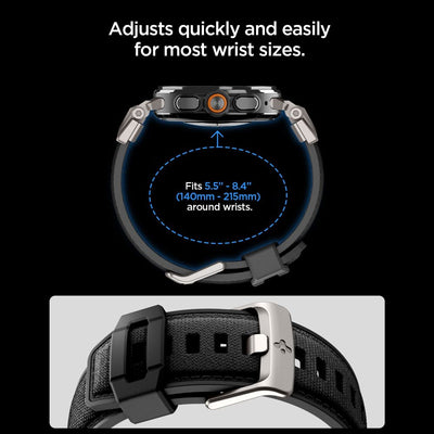 Spigen DuraPro Armor Samsung Galaxy Watch Ultra 47mm Strap - Black