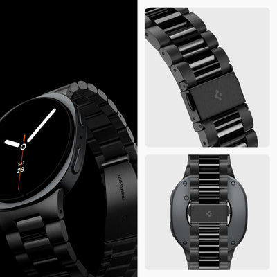 Spigen Modern Fit Band 316L Bracelet for Samsung Galaxy Watch 40/44/46 mm - Black