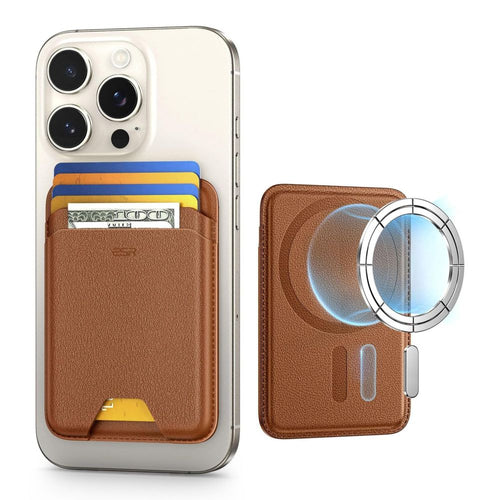 ESR Classic Magnetic Wallet MagSafe for Phone - Brown