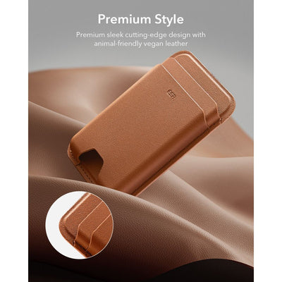 ESR Classic Magnetic Wallet MagSafe for Phone - Brown