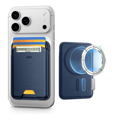 ESR Classic RFID Magnetic Wallet MagSafe for Phone - Navy Blue
