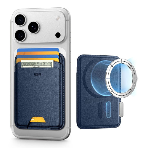 ESR Classic RFID Magnetic Wallet MagSafe for Phone - Navy Blue