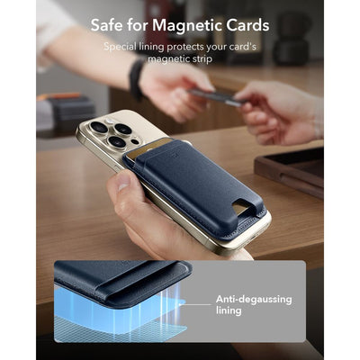 ESR Classic RFID Magnetic Wallet MagSafe for Phone - Navy Blue