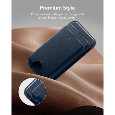 ESR Classic RFID Magnetic Wallet MagSafe for Phone - Navy Blue