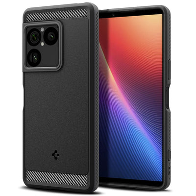 Spigen Rugged Armor Case for Sony Xperia 1 VIII - Matte Black