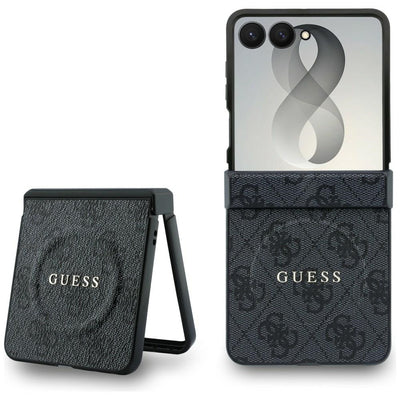 Guess 4G Classic MagSafe Case for Samsung Galaxy Z Flip 8 - Black