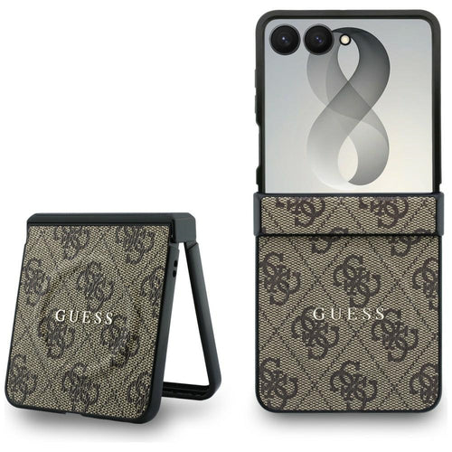 Guess 4G Classic MagSafe Case for Samsung Galaxy Z Flip 8 - Brown