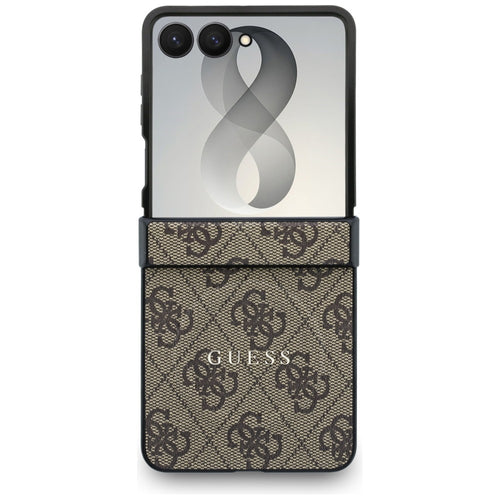 Guess 4G Classic MagSafe Case for Samsung Galaxy Z Flip 8 - Brown