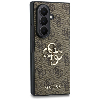 Guess Big 4G Logo Case for Samsung Galaxy Z Fold 8 Ultra - Brown