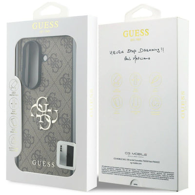 Guess Big 4G Logo Case for Samsung Galaxy Z Fold 8 Ultra - Brown