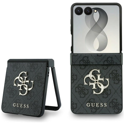 Guess Big 4G Logo Case for Samsung Galaxy Z Flip 8 - Black