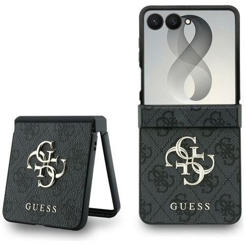 Guess Big 4G Logo Case for Samsung Galaxy Z Flip 8 - Black