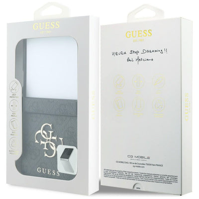 Guess Big 4G Logo Case for Samsung Galaxy Z Flip 8 - Black