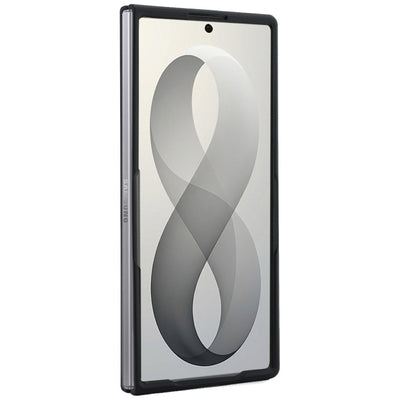 Guess Magnetic Ring Stand Grained Classic Logo MagSafe case for Samsung Galaxy Z Fold 8 Ultra - beige