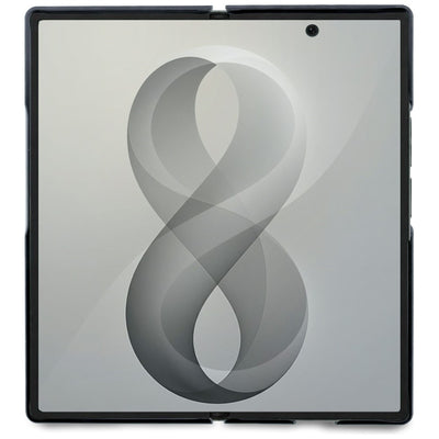 Guess Magnetic Ring Stand Grained Classic Logo MagSafe case for Samsung Galaxy Z Fold 8 Ultra - beige