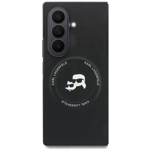Karl Lagerfeld Karl&amp;Choupette Pins MagSafe Case for Samsung Galaxy Z Fold 8 Ultra - Black