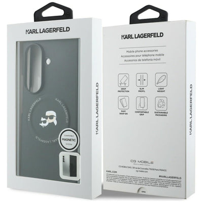 Karl Lagerfeld Karl&amp;Choupette Pins MagSafe Case for Samsung Galaxy Z Fold 8 Ultra - Black