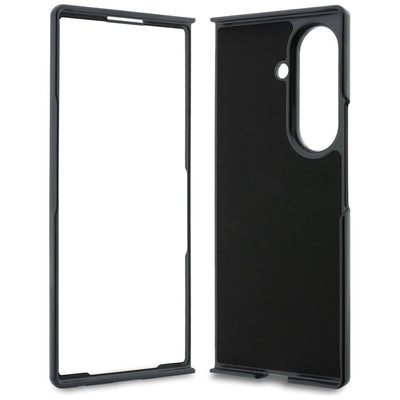 Karl Lagerfeld Saffiano Karl&amp;Choupette Pin Case for Samsung Galaxy Z Fold 8 Ultra - Black