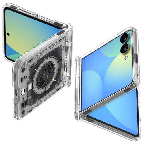 Spigen Ultra Hybrid Pro MagSafe Case for Samsung Galaxy Z Flip 8 Neo One - Gray/Black