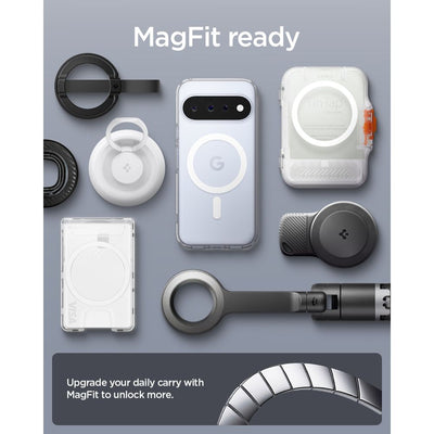 Spigen Ultra Hybrid Mag MagSafe Case for Google Pixel 11 - Clear and White