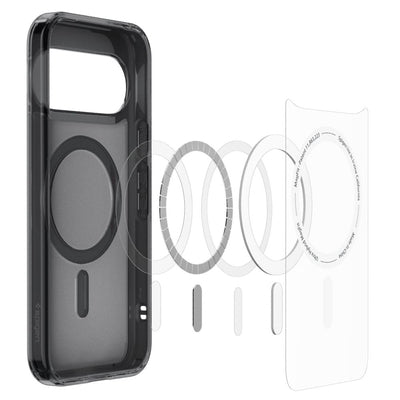 Spigen Ultra Hybrid Mag MagSafe Case for Google Pixel 11 - Black and Gray