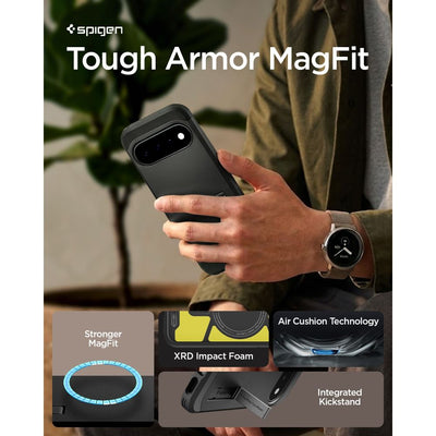 Spigen Tough Armor Mag MagSafe case for Google Pixel 11 - black