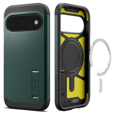 Spigen Tough Armor Mag MagSafe Case for Google Pixel 11 - Dark Green