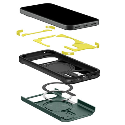 Spigen Tough Armor Mag MagSafe Case for Google Pixel 11 - Dark Green