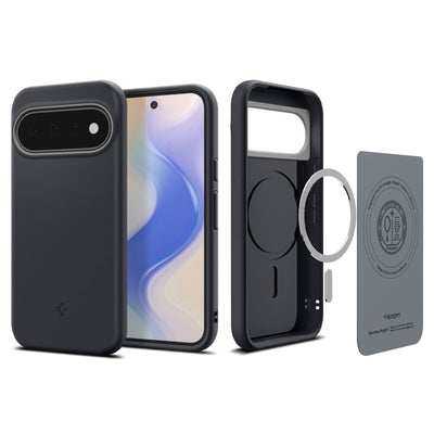 Spigen Nano Pop MagSafe Case for Google Pixel 11 - Black and Gray