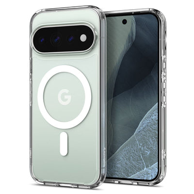 Spigen Ultra Hybrid Mag MagSafe Case for Google Pixel 11 Pro - Clear and White