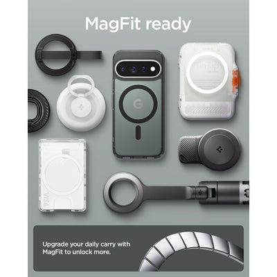Spigen Ultra Hybrid Mag MagSafe Case for Google Pixel 11 Pro - Black and Gray