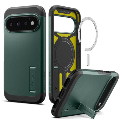Spigen Tough Armor Mag MagSafe Case for Google Pixel 11 Pro - Dark Green