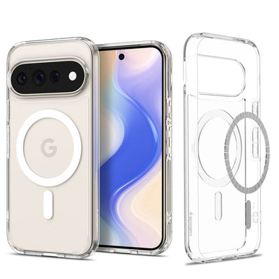Spigen Ultra Hybrid Mag MagSafe Case for Google Pixel 11 Pro XL - Clear and White