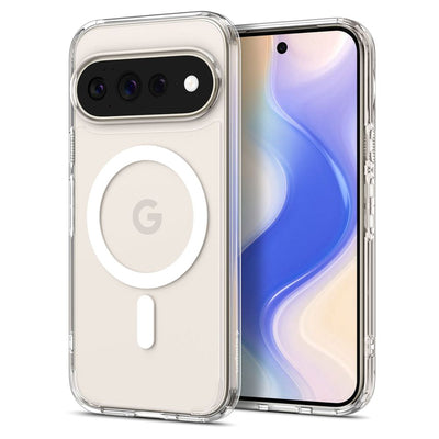 Spigen Ultra Hybrid Mag MagSafe Case for Google Pixel 11 Pro XL - Clear and White