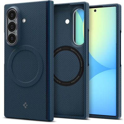 Spigen AirSkin Aramid MagFit MagSafe Case for Samsung Galaxy Z Fold 8 Ultra - Navy Blue