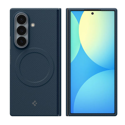 Spigen AirSkin Aramid MagFit MagSafe Case for Samsung Galaxy Z Fold 8 Ultra - Navy Blue