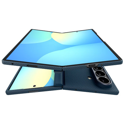 Spigen AirSkin Aramid MagFit MagSafe Case for Samsung Galaxy Z Fold 8 Ultra - Navy Blue