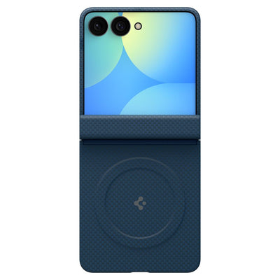 Spigen AirSkin Aramid MagFit MagSafe Case for Samsung Galaxy Z Flip 8 - Navy Blue