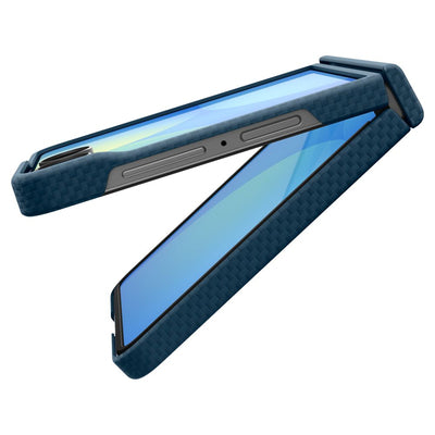 Spigen AirSkin Aramid MagFit MagSafe Case for Samsung Galaxy Z Flip 8 - Navy Blue