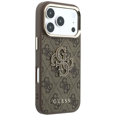 Guess 4G &amp; Big Resin Logo Case for iPhone 17 Pro / 18 Pro - Brown