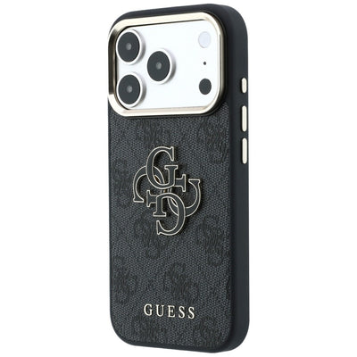 Guess 4G &amp; Big Resin Logo Case for iPhone 17 Pro / 18 Pro - Black