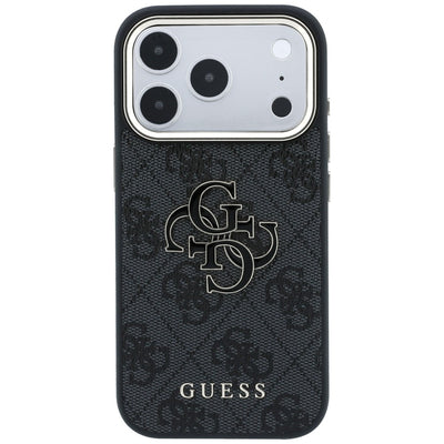 Guess 4G &amp; Big Resin Logo Case for iPhone 17 Pro / 18 Pro - Black