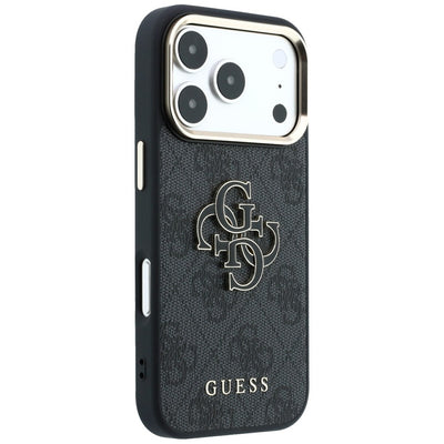 Guess 4G &amp; Big Resin Logo Case for iPhone 17 Pro / 18 Pro - Black