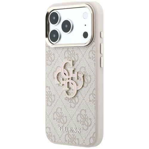 Guess 4G &amp; Big Resin Logo Case for iPhone 17 Pro / 18 Pro - Pink