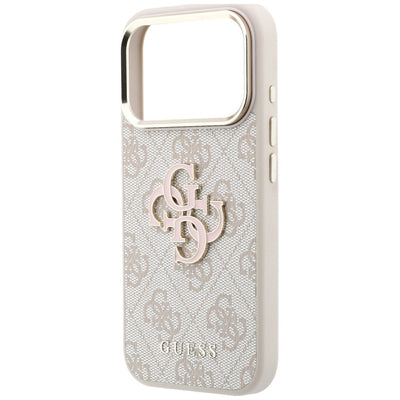 Guess 4G &amp; Big Resin Logo Case for iPhone 17 Pro / 18 Pro - Pink