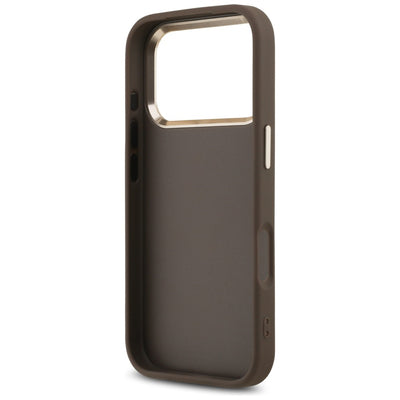 Guess 4G Big 4G Classic Logo Case for iPhone 17 Pro / 18 Pro - Brown and Gold