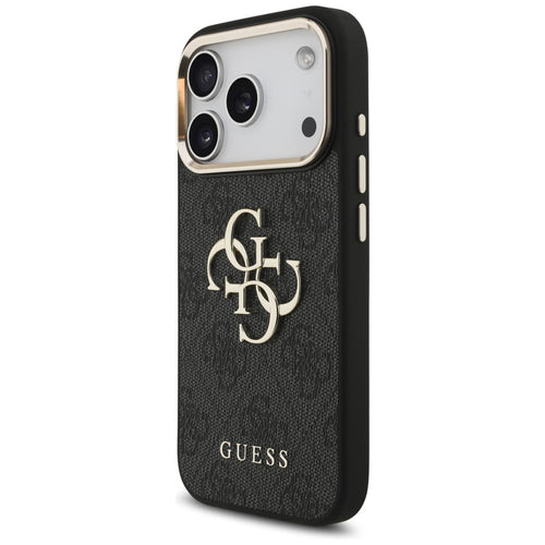 Guess 4G Big 4G Classic Logo Case for iPhone 17 Pro / 18 Pro - Black and Gold
