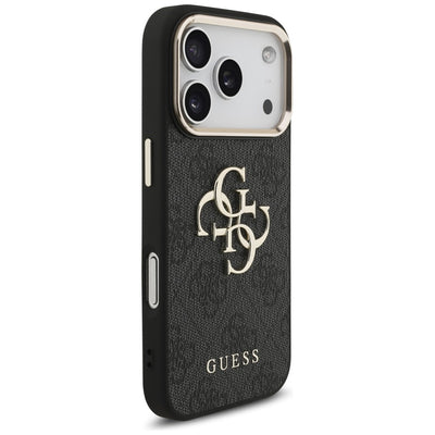 Guess 4G Big 4G Classic Logo Case for iPhone 17 Pro / 18 Pro - Black and Gold